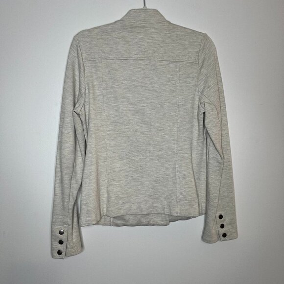 CAbi Charlie Moto Jacket Style #3028 Double Breasted Snap Front Lightweight Coat - Picture 7 of 11